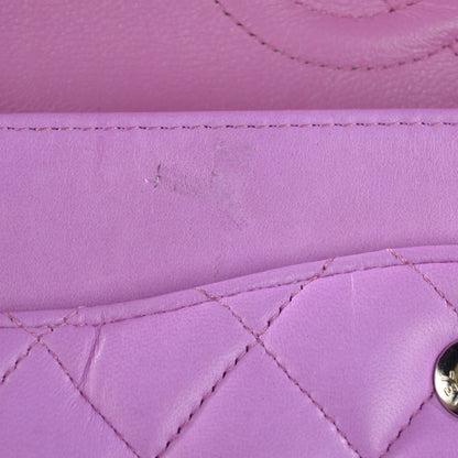 Chanel Lambskin Quilted Medium Double Flap Pink 8 of 15