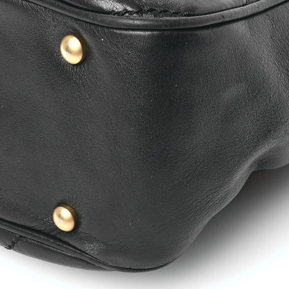 Chanel Calfskin Chocolate Bar Quilted Small Shoulder Bag Black 10 of 11