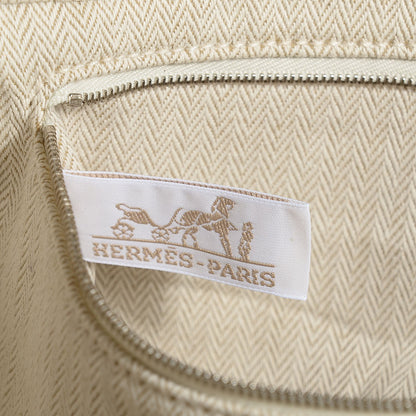 Hermes Canvas Barenia Fourbi 20 PM Pouch Naturel Fauve 10 of 13