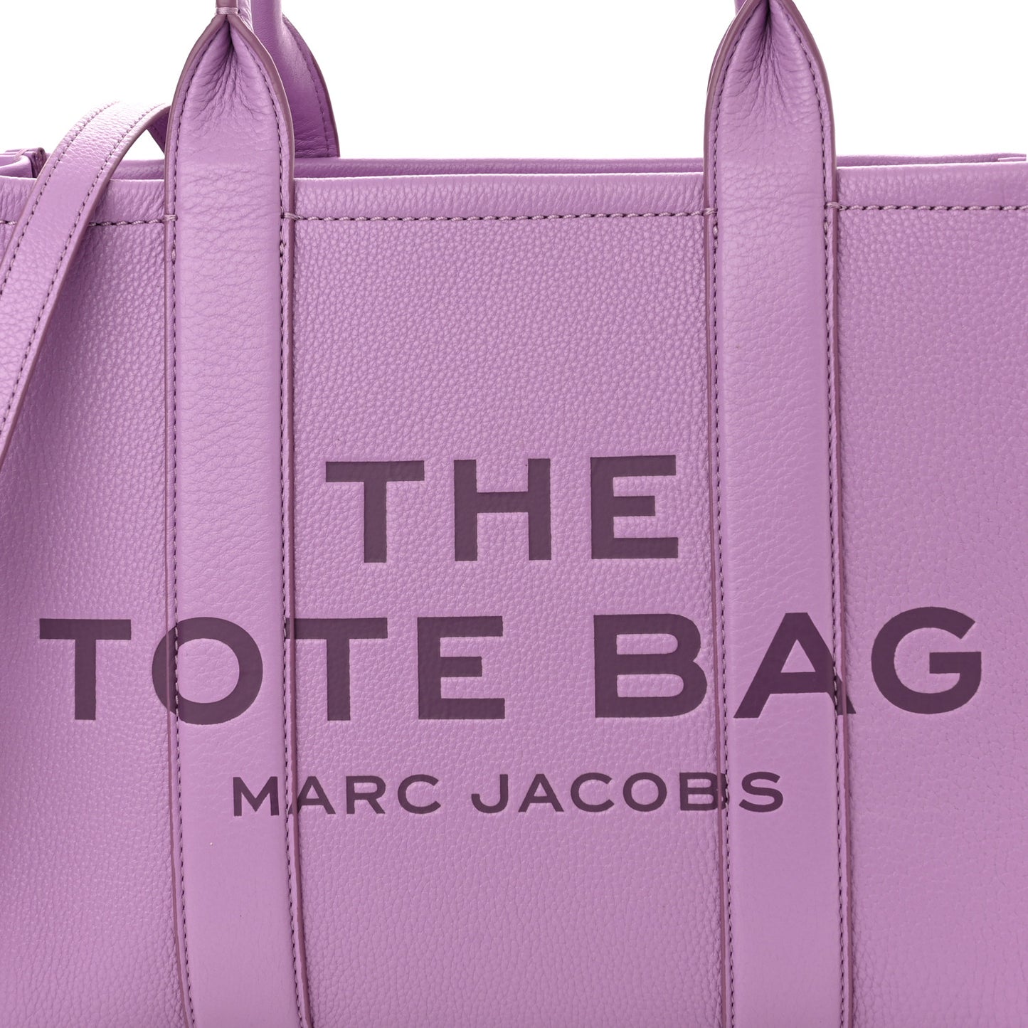 Grained Calfskin Medium The Tote Bag Regal Orchid