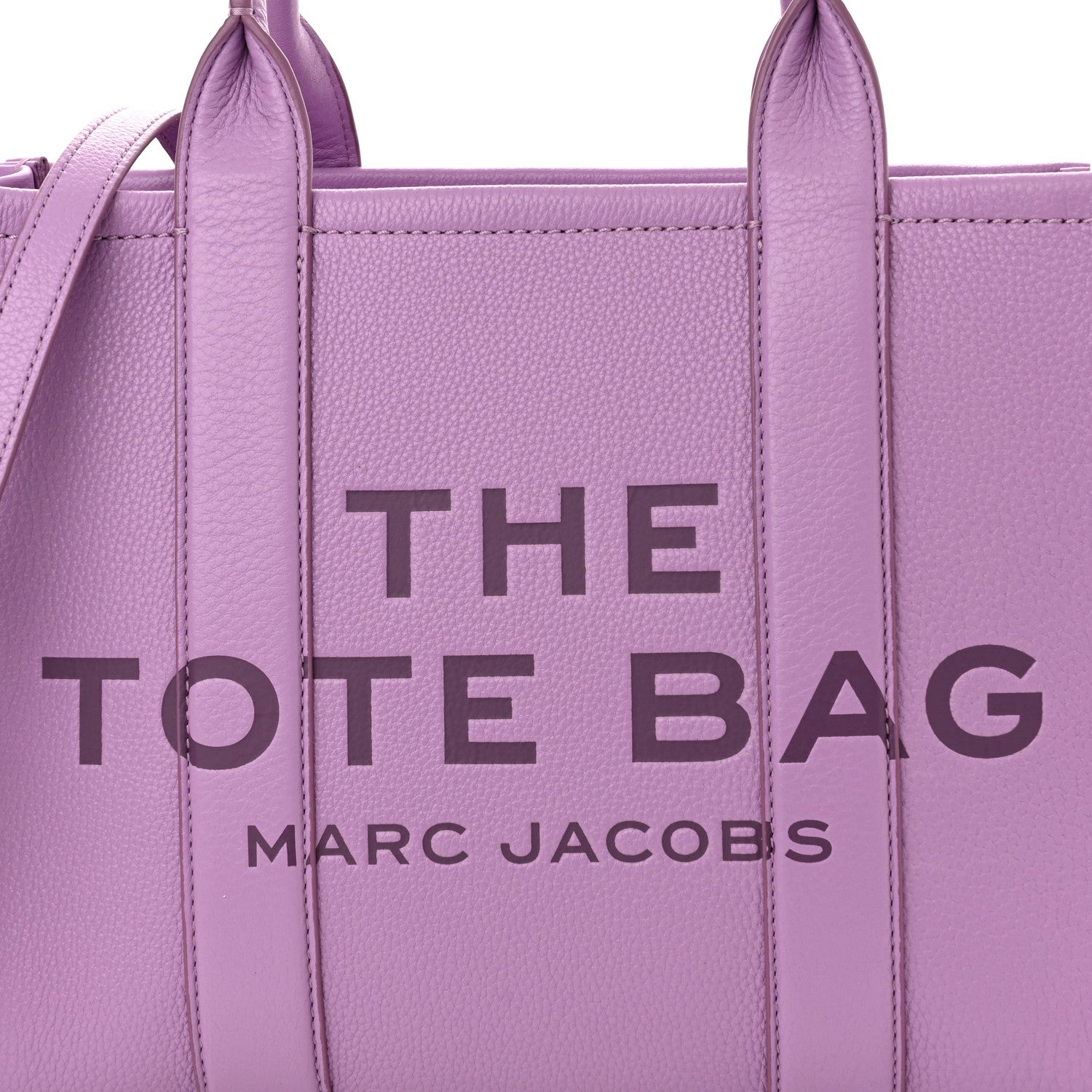 Marc Jacobs Grained Calfskin Medium The Tote Bag Regal Orchid 9 of 11