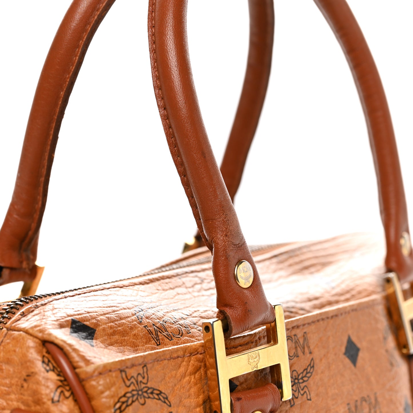 Visetos Essential Boston Bag Cognac