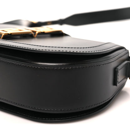 Versace Calfskin Medium Greca Goddess Shoulder Bag Black 9 of 9