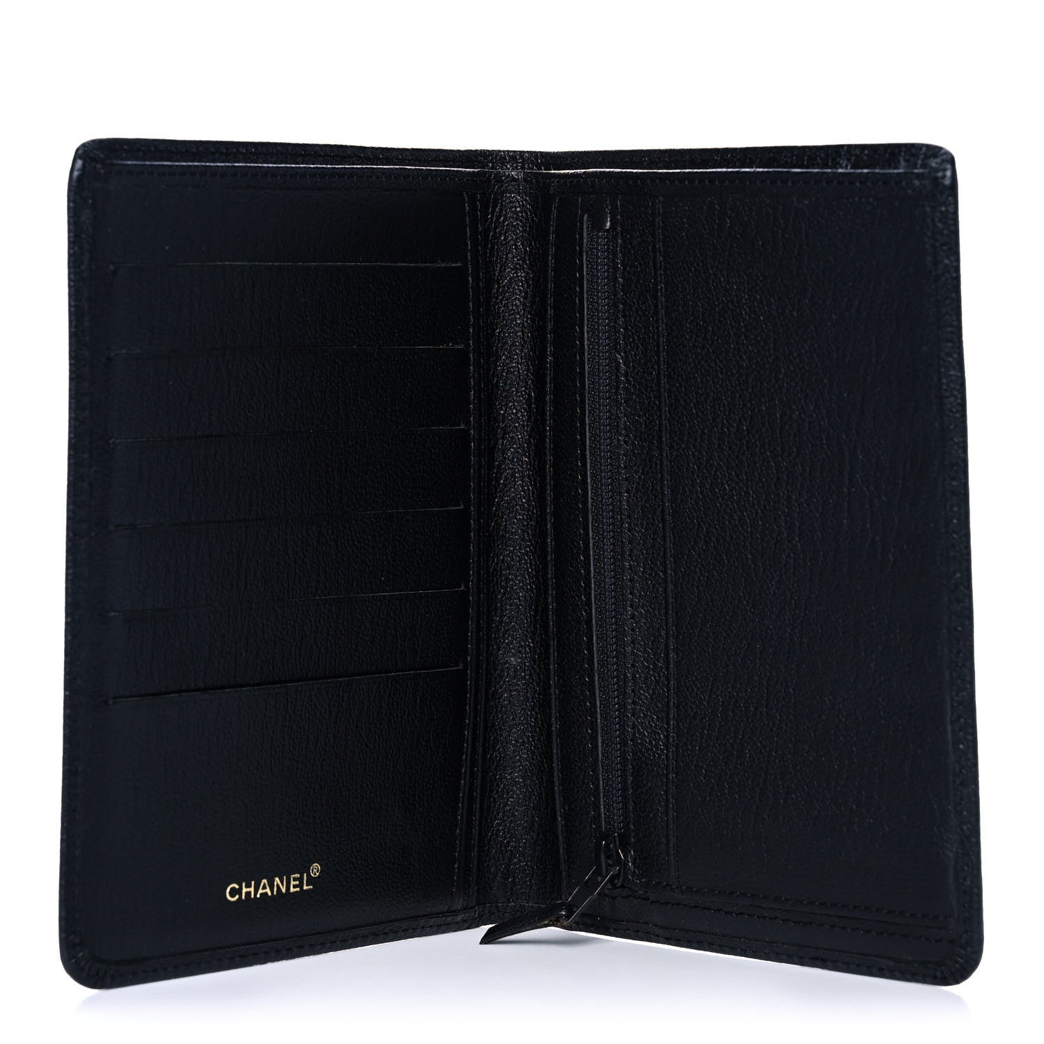 Chanel Goatskin CC Bi-Fold Wallet Black 5 of 11