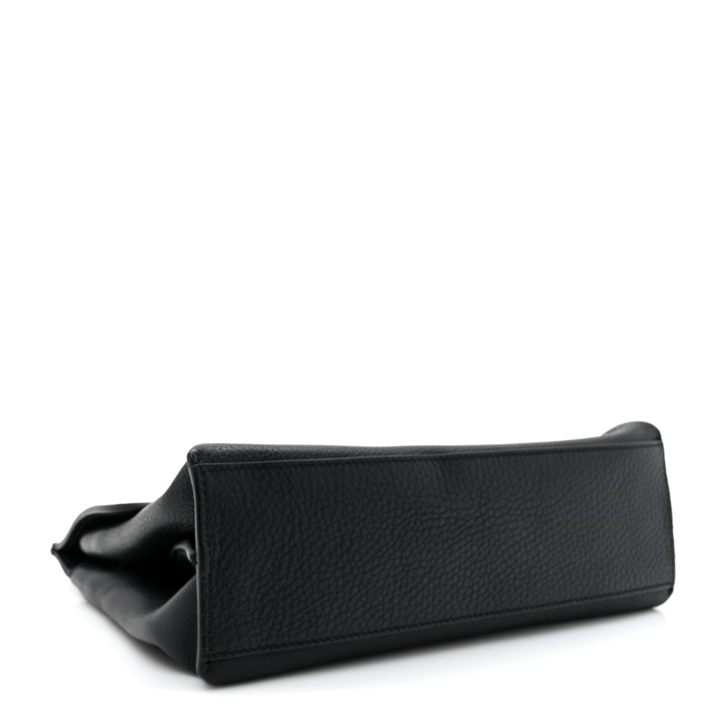 Cellarius Calfskin Small Bamboo Daily Top Handle Bag Black