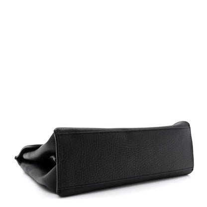Gucci Cellarius Calfskin Small Bamboo Daily Top Handle Bag Black 4 of 9