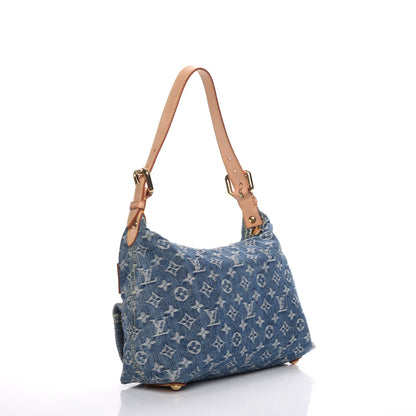 Louis Vuitton Monogram Denim Baggy PM Blue 3 of 7