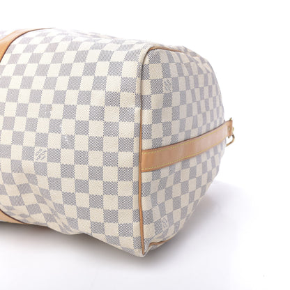 Louis Vuitton Damier Azur Keepall Bandouliere 55 12 of 13
