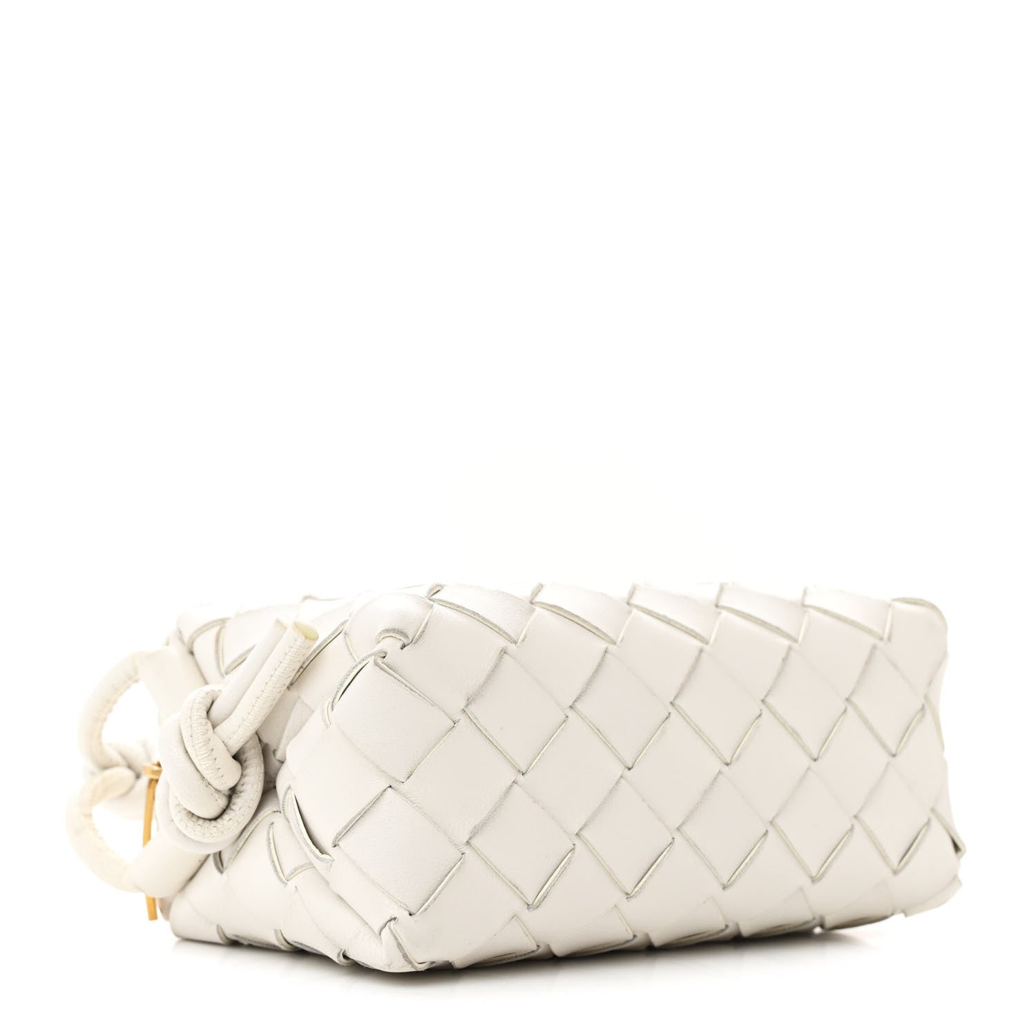 Bottega Veneta Nappa Intrecciato Candy Loop Camera Bag White 4 of 12