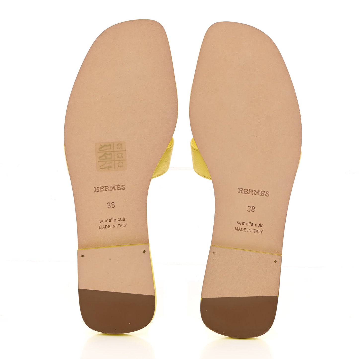 Epsom Oran Sandals 38 Jaune Pollen
