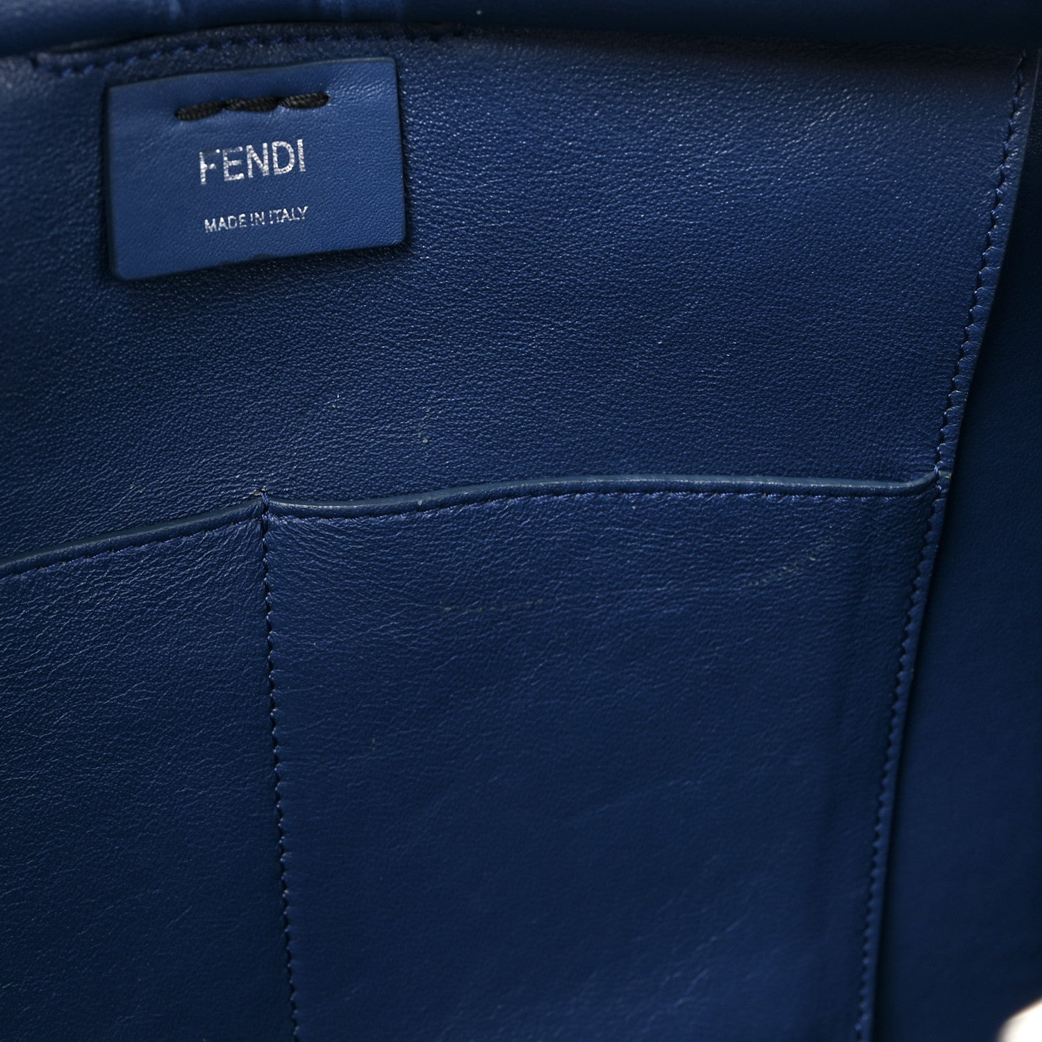 Fendi Vitello Dolce Shiny Nappa Petite 3Jours Tote Black Iris 13 of 21