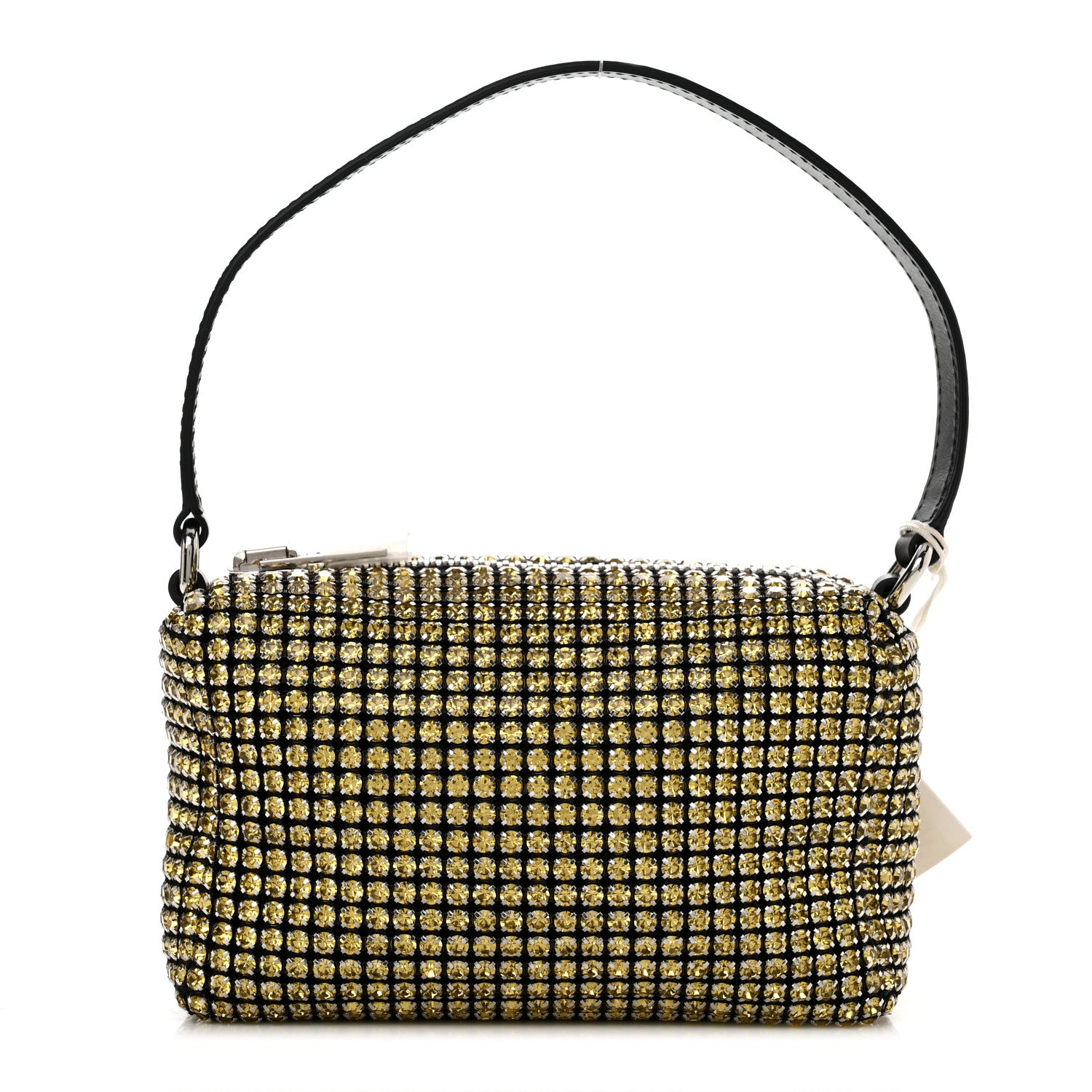 Alexander Wang Mesh Crystal Rhinestone Mini Heiress Pouch Porcelain 1 of 13