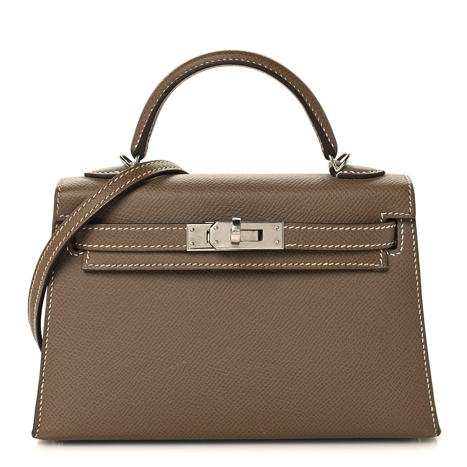 Hermes Epsom Mini Kelly Sellier 20 Etoupe 1 of 12