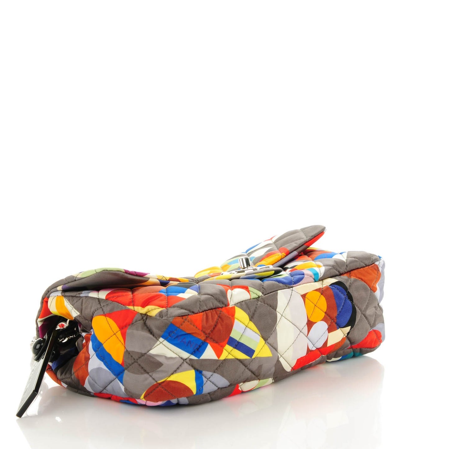 Nylon Printed Small Coco Color Flap Multicolor