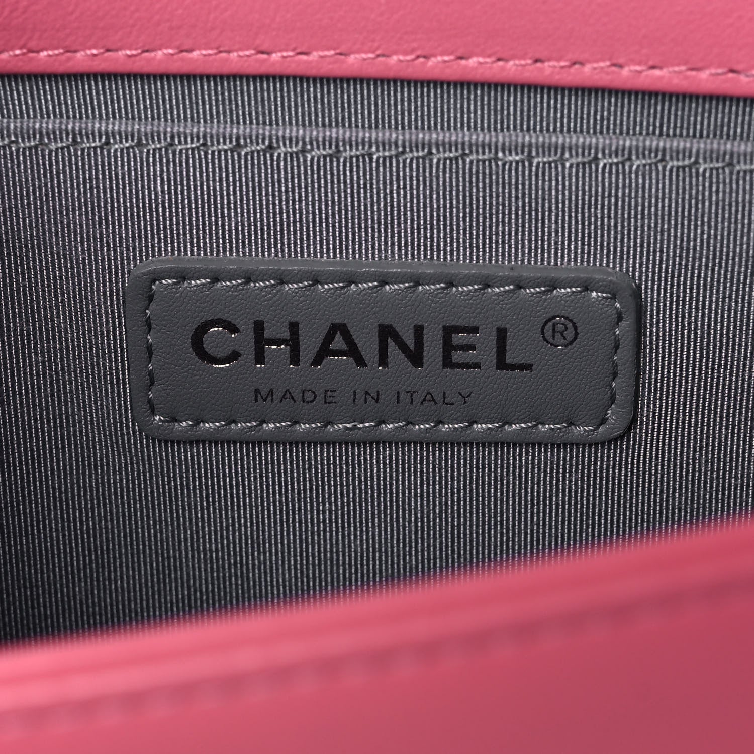 Chanel Calfskin Chevron Quilted Medium Boy Flap Pink 6 of 13