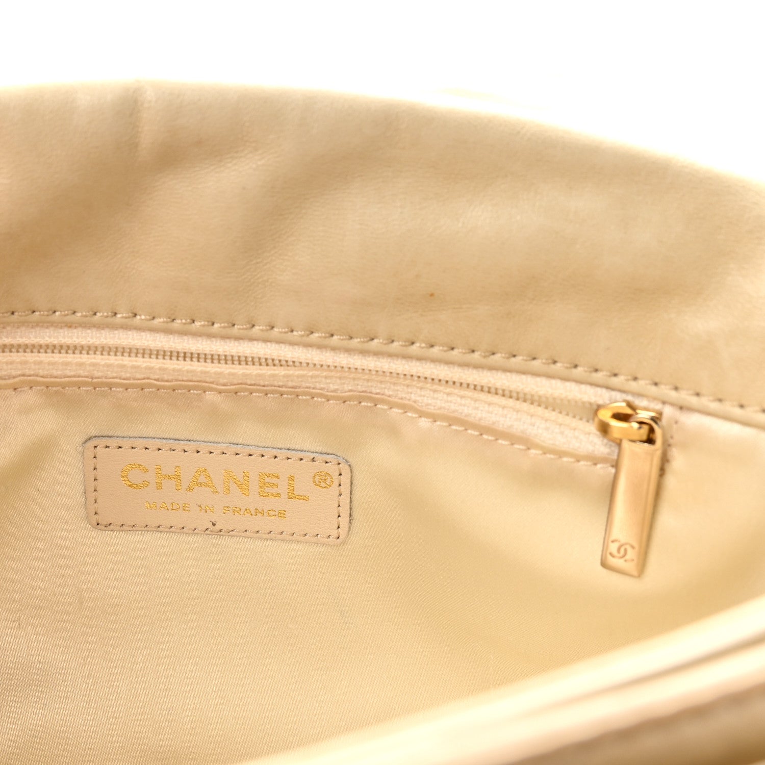 Chanel Lambskin Small Lady Braid Flap Light Beige 6 of 10