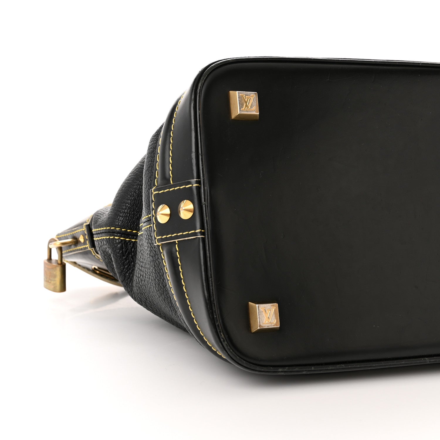 Louis Vuitton Suhali Lockit MM Black 8 of 14