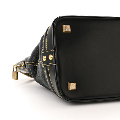 Louis Vuitton Suhali Lockit MM Black 8 of 14