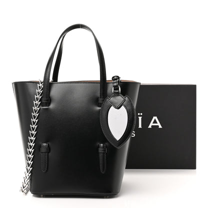 Alaia Calfskin Chain Bag Black 10 of 11