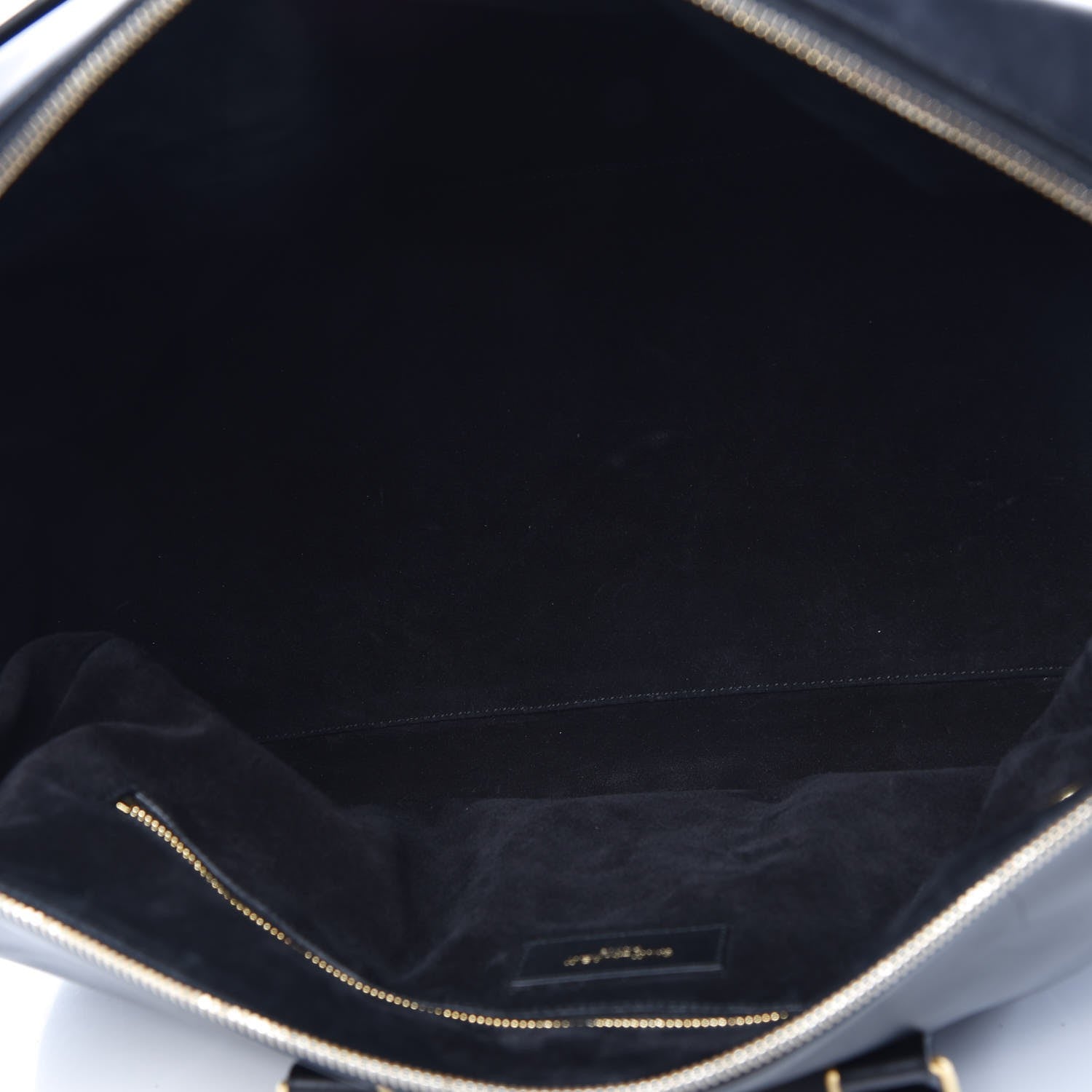 Saint Laurent Calfskin Classic Duffle 12 Black 6 of 12
