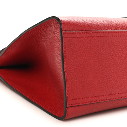 Gucci Calfskin Small GG Marmont Top Handle Bag Vulcanic Red 9 of 10