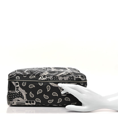 Hermes Silk Eperon d'Or Bandana Travelsilk PM Cube Bleu Nuit Fauve 2 of 11