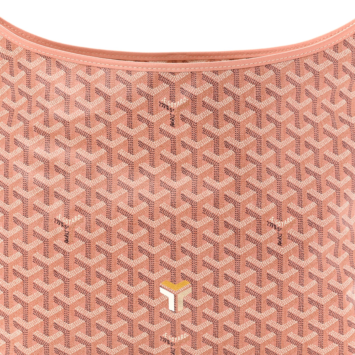 Iridescent Goyardine Boheme Hobo Pearly Coral