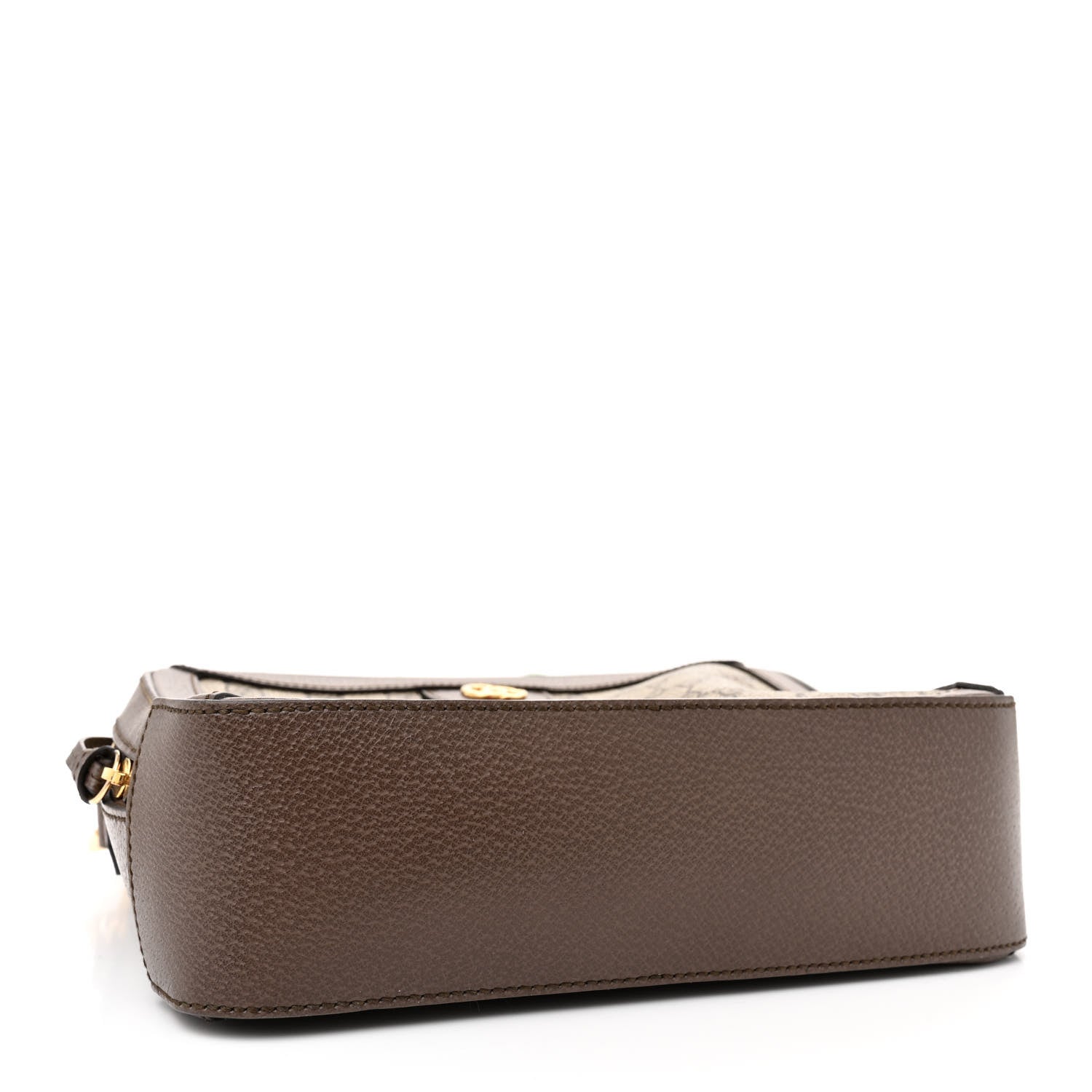 Gucci GG Supreme Monogram Web Small Ophidia Top Handle Shoulder Bag Brown 4 of 13