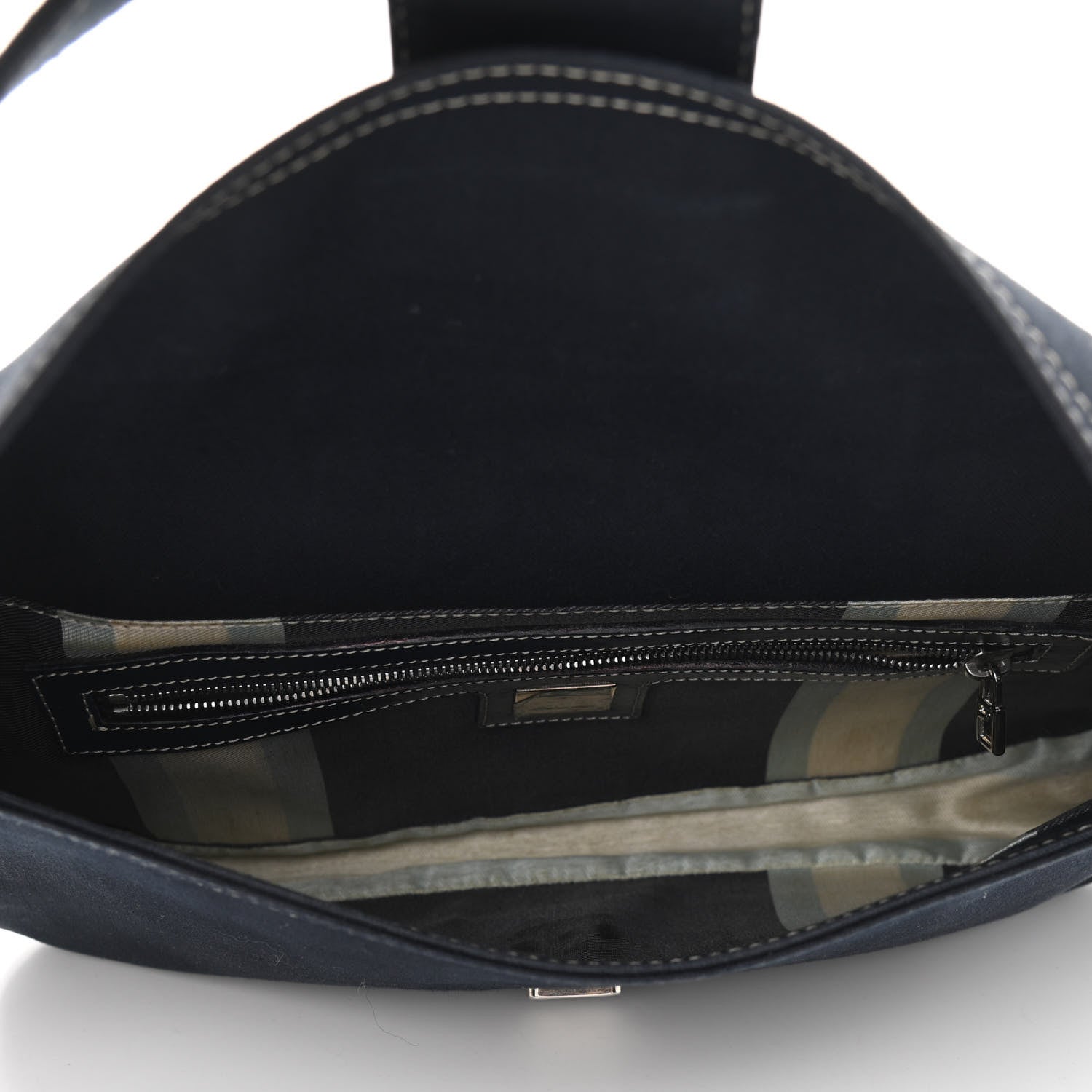 Fendi Denim Baguette Blue 5 of 10