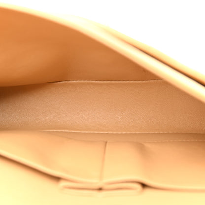 Chanel Lambskin Quilted Medium Double Flap Beige 5 of 14