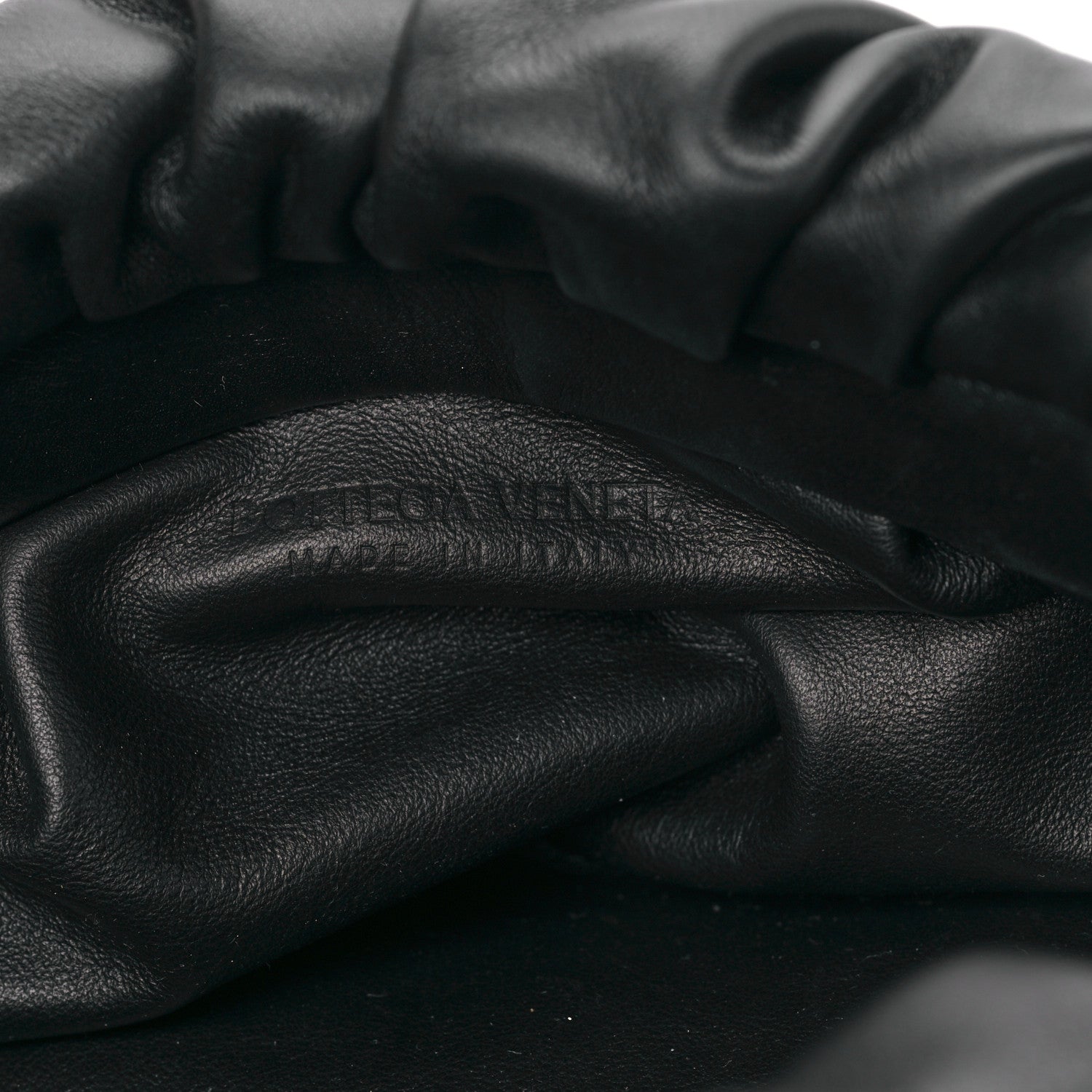 Bottega Veneta Calfskin The Pouch Chain Black 6 of 9