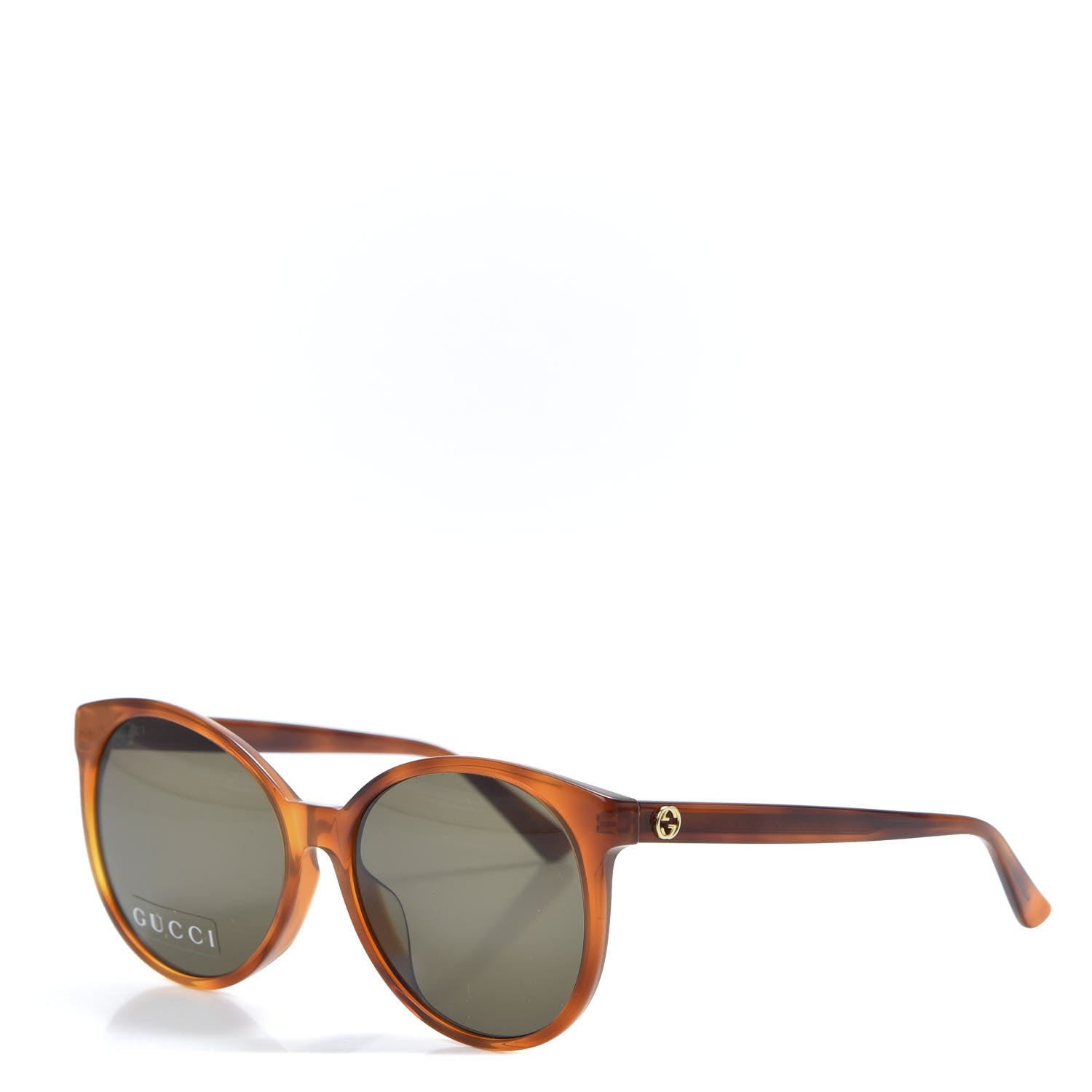 Gucci Acetate Round GG3833/FS Sunglasses Tortoise 1 of 8