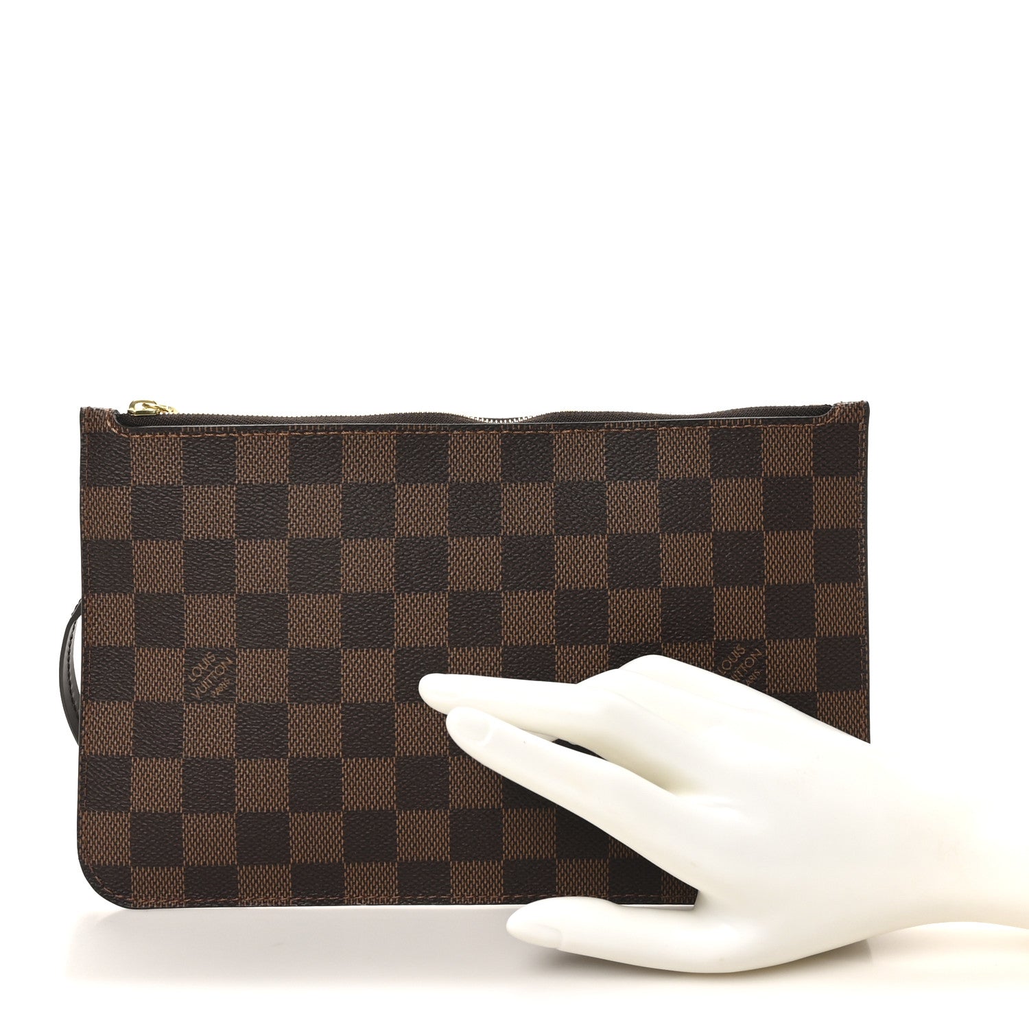 Louis Vuitton Damier Ebene Neverfull MM GM Pochette 2 of 7