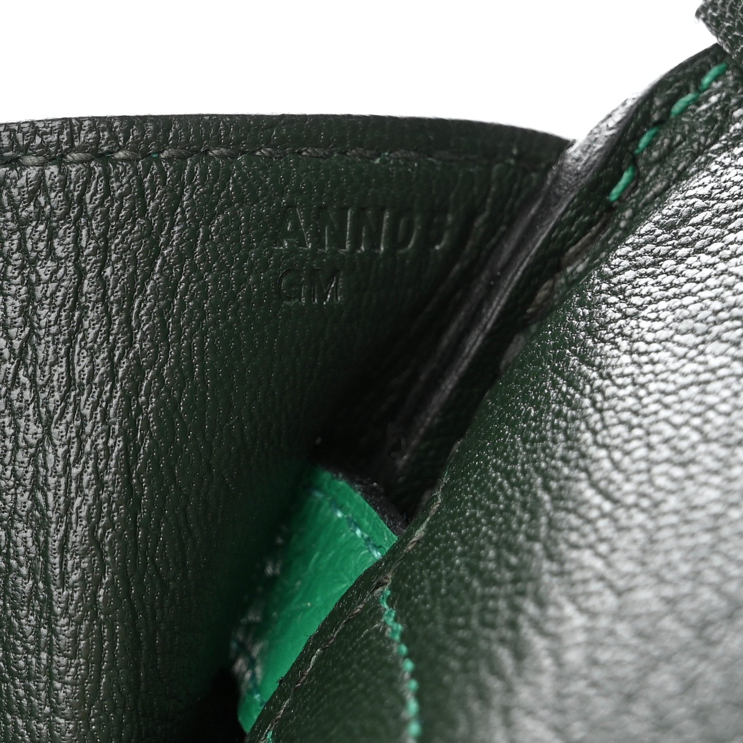 Togo Verso Birkin 30 Vert Vertigo Vert Fonce