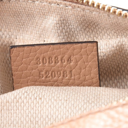 Gucci Pebbled Calfskin Small Soho Disco Bag Rose Beige 7 of 8