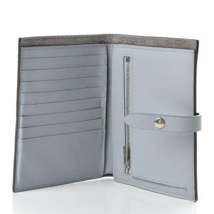 Celine Grained Calfskin Medium Multifunction Strap Wallet Grey 6 of 7