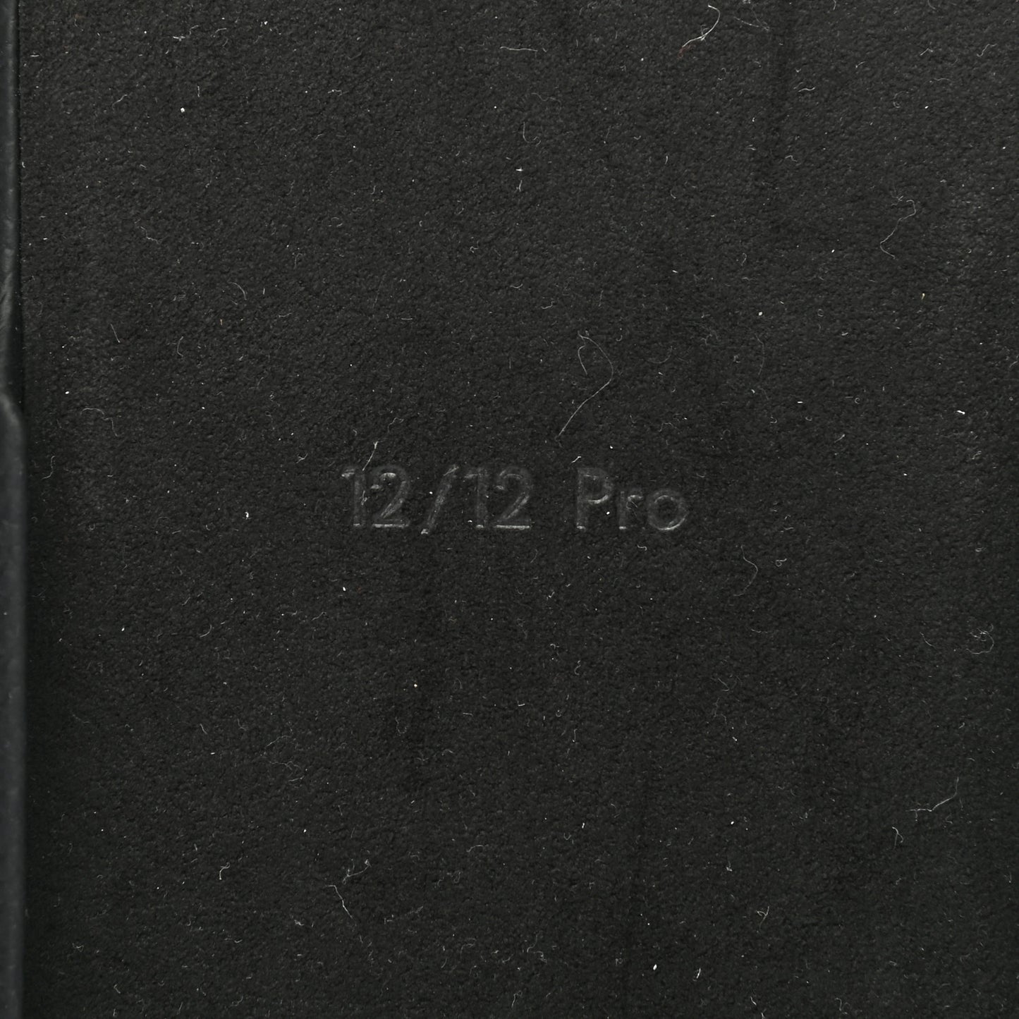 Monogram iPhone 12/12 Pro Bumper Black