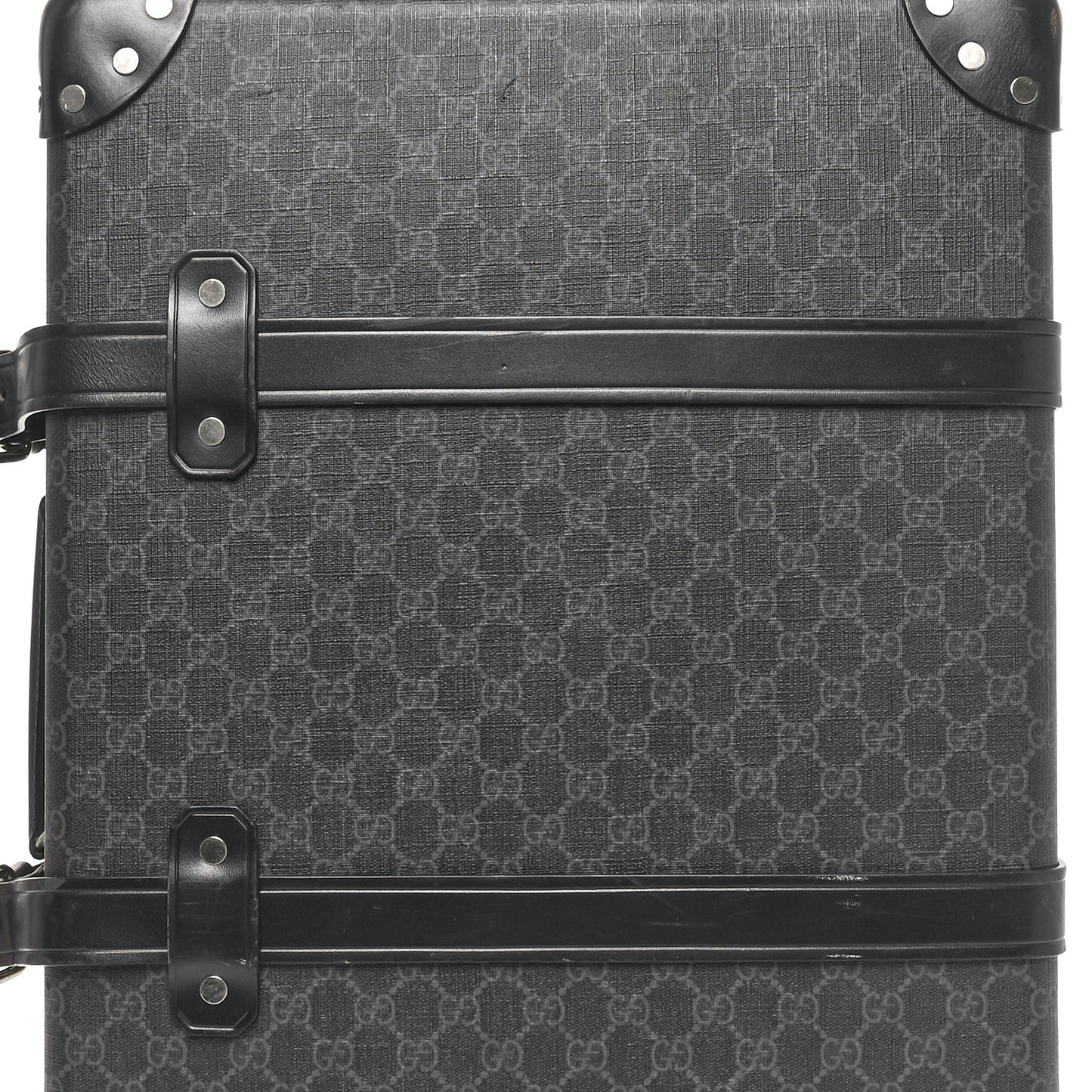 GG Supreme Monogram Globe-Trotter Carry-On Black
