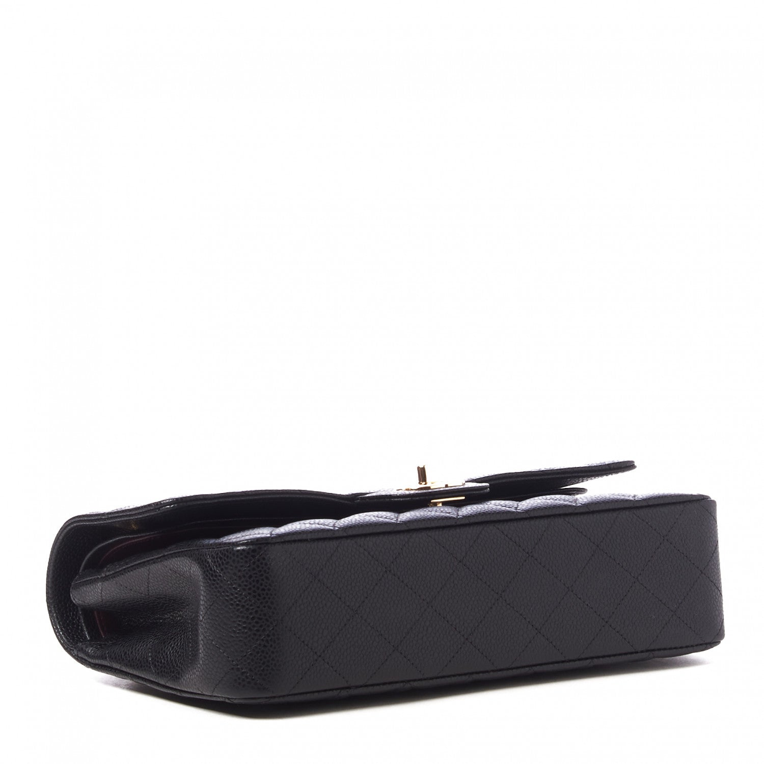 Chanel Caviar Quilted Medium Double Flap Black 3 of 10