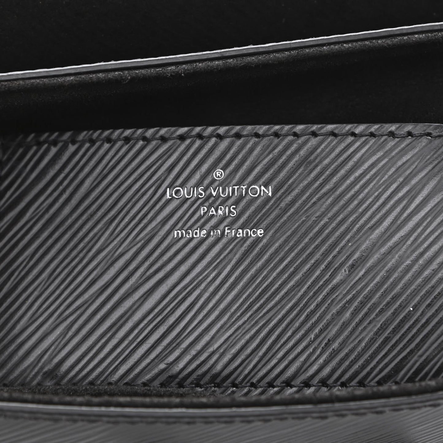 Epi Twist Shoulder Bag MM Matte Black