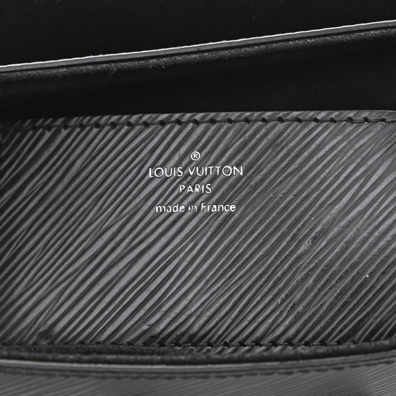 Louis Vuitton Epi Twist Shoulder Bag MM Matte Black 6 of 10