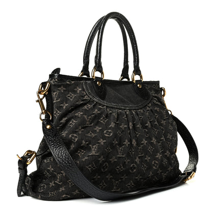 Louis Vuitton Denim Neo Cabby MM Black 2 of 7