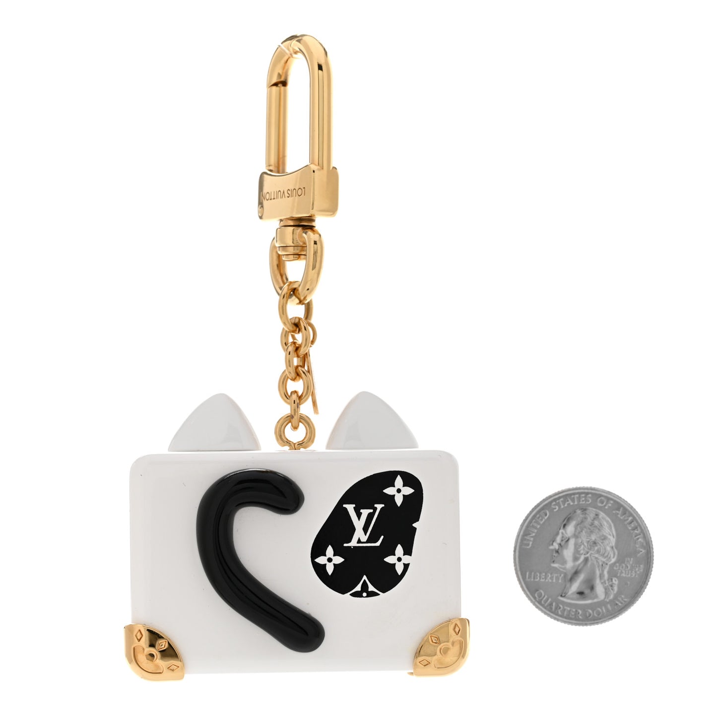 Resin Crystal Catrunk Bag Charm Keyring