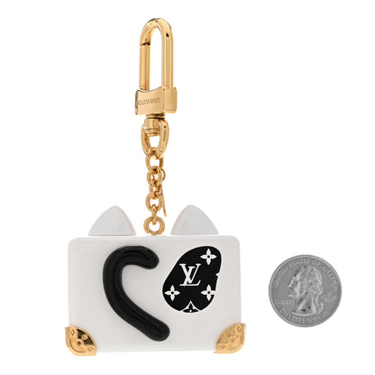 Louis Vuitton Resin Crystal Catrunk Bag Charm Keyring 2 of 4
