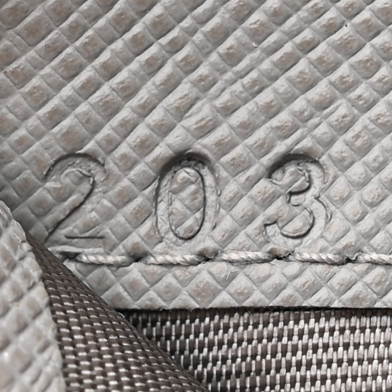 Prada Saffiano Metal Zip Around Wallet Nube 6 of 7