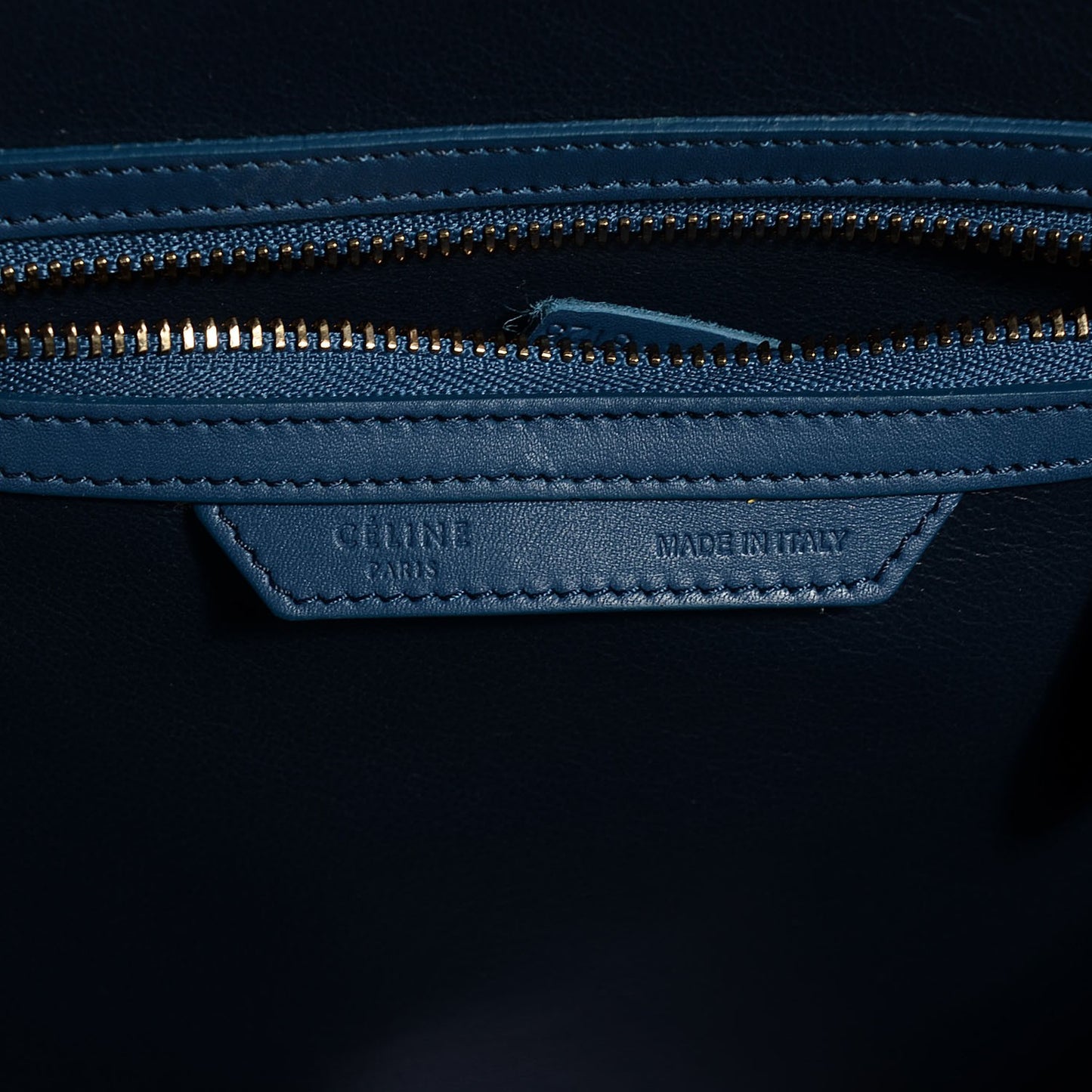 Smooth Calfskin Micro Tri-Color Luggage Deepsea