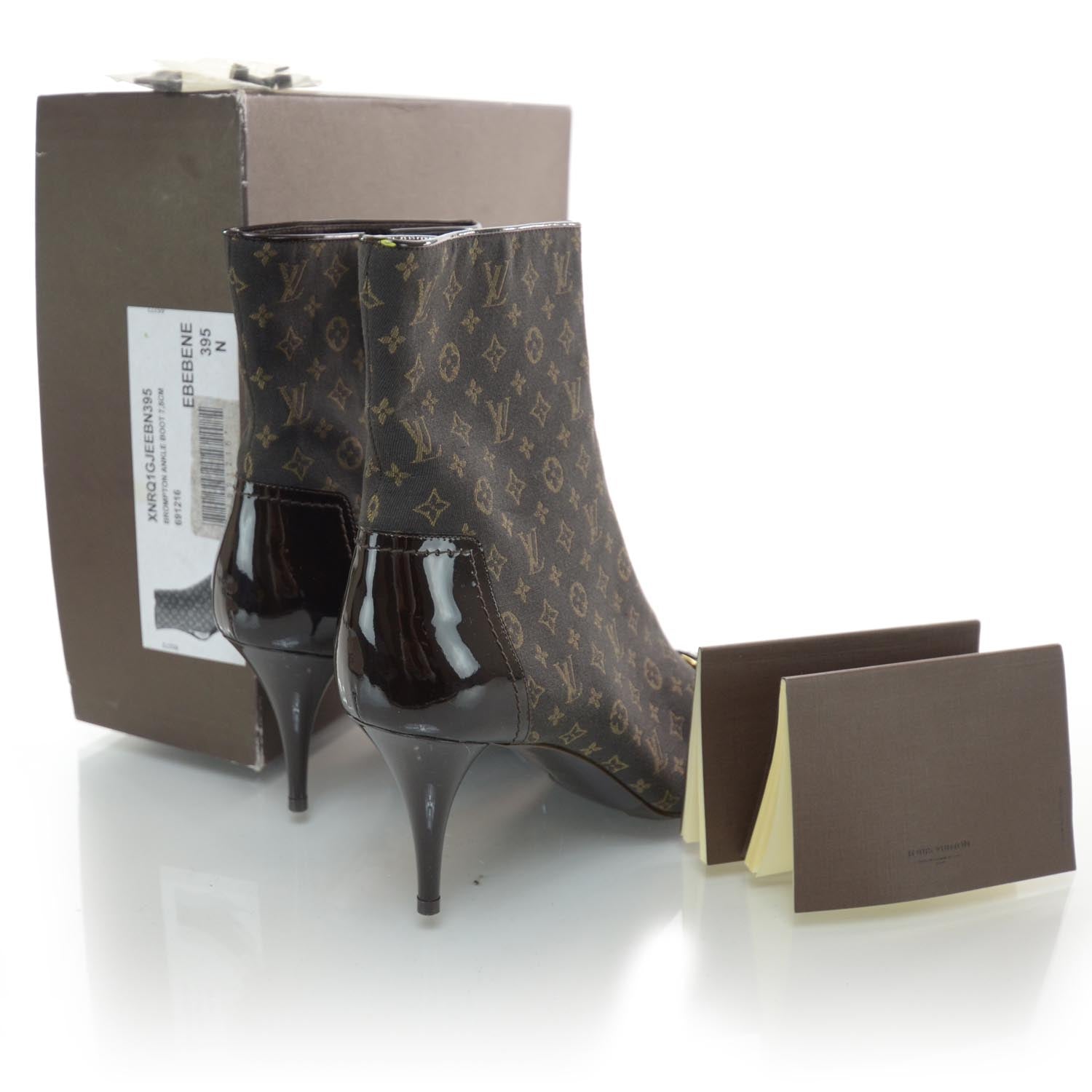 Louis Vuitton Mini Monogram Brompton Ankle Boots 39.5 3 of 7