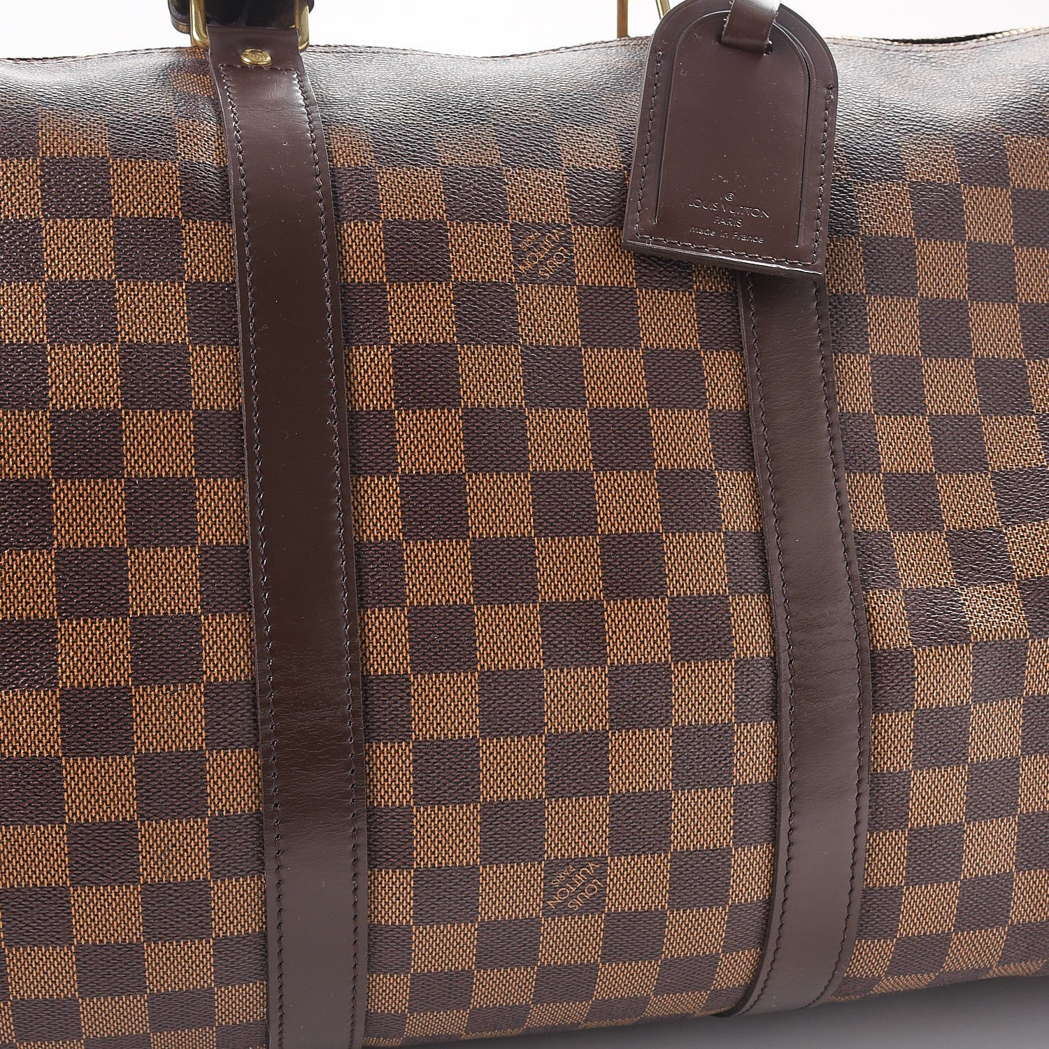 Louis Vuitton Damier Ebene Keepall 50 8 of 10