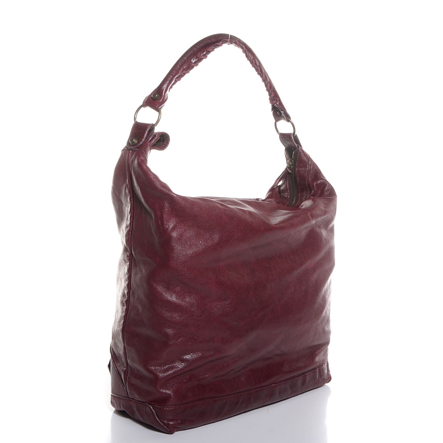 Balenciaga Agneau Classic Hardware Day Hobo Rouge Grenat 3 of 11