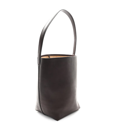 The Row Polished Saddle Calfskin Medium N/S Park Tote Chestnut 3 of 10